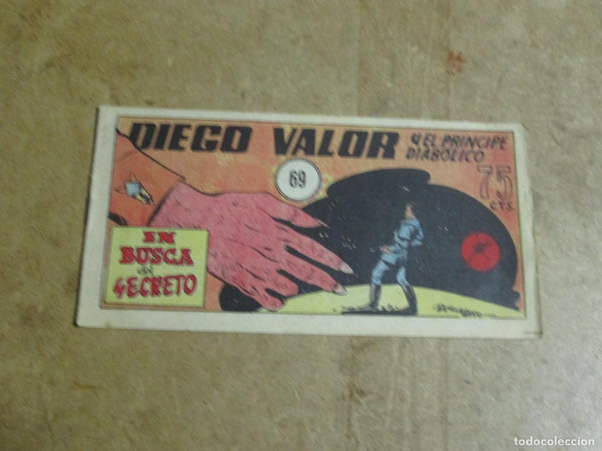 Tebeos: Diego Valor n&ordm; 69, original ed. Cid 1954 - Foto 1