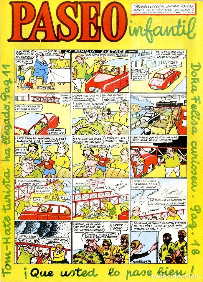 BDs: Paseo Infantil / Ediciones Generales / 1956 / A&ntilde;o I / N.1 (A2)