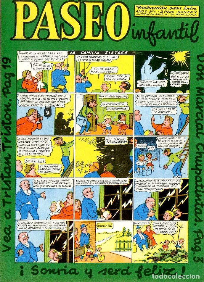 BDs: Paseo Infantil / Ediciones Generales / 1956 / A&ntilde;o I / N.4 (A2)