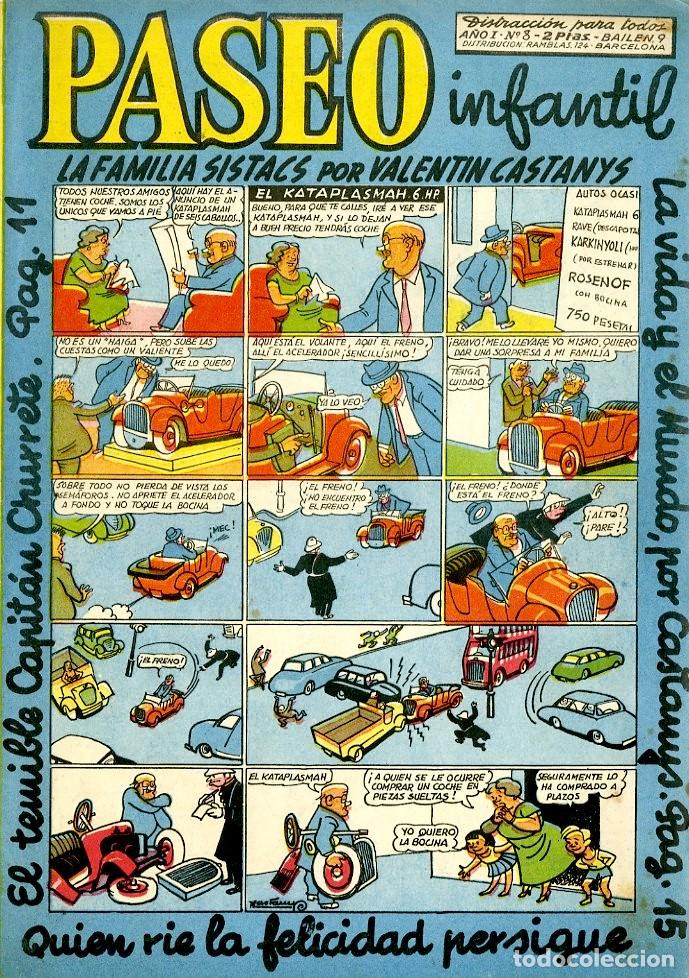 BDs: Paseo Infantil / Ediciones Generales / 1956 / A&ntilde;o I / N.8 (A2)
