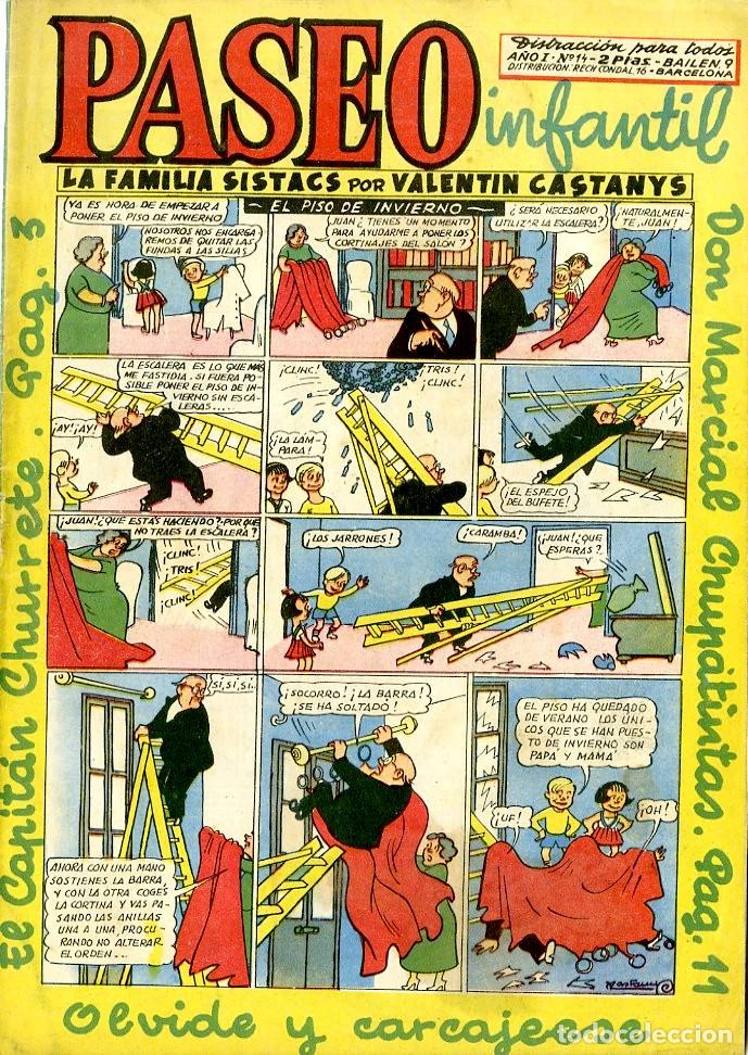BDs: Paseo Infantil / Ediciones Generales / 1956 / A&ntilde;o I / N.14 (A2)