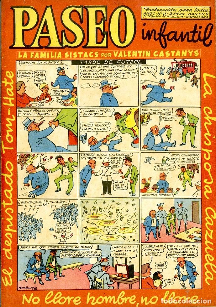 BDs: Paseo Infantil / Ediciones Generales / 1956 / A&ntilde;o I / N.18 (A2)