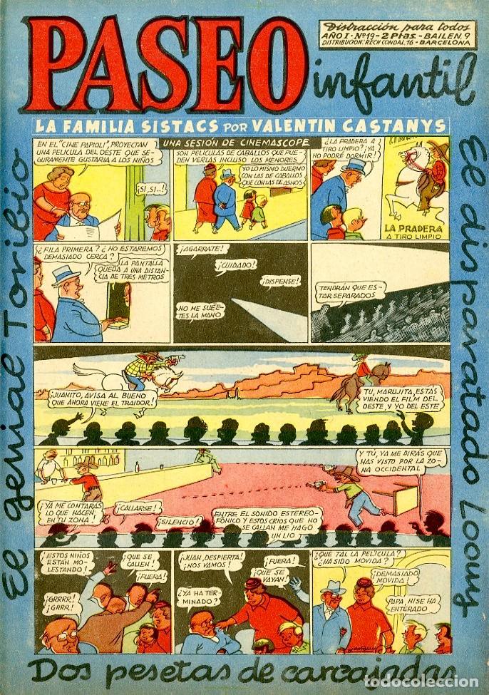 BDs: Paseo Infantil / Ediciones Generales / 1956 / A&ntilde;o I / N.19 (A2)