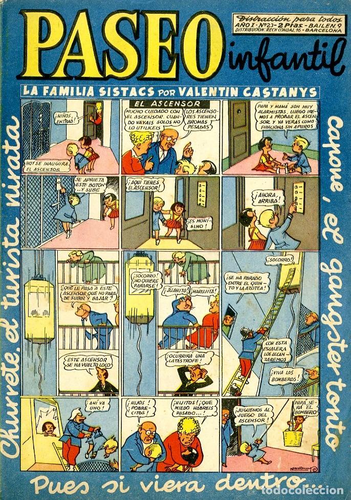 BDs: Paseo Infantil / Ediciones Generales / 1956 / A&ntilde;o I / N.23 (A2)
