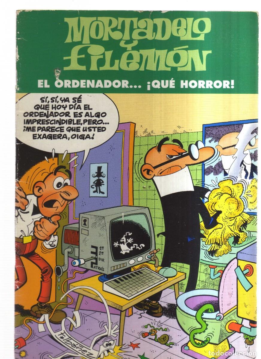 Tebeos: MORTADELO Y FILEMON EL ORDENADOR... QUE HORROR - Foto 1