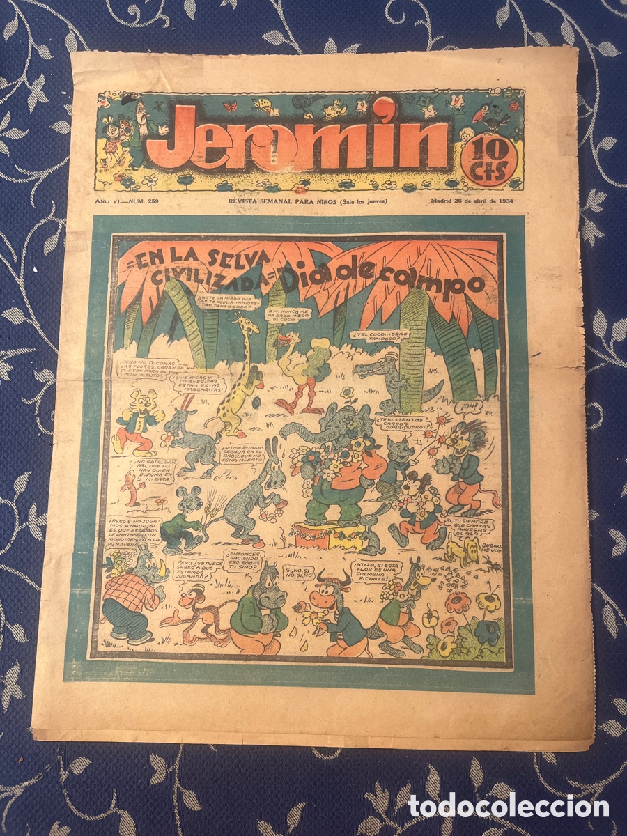Tebeos: JEROMIN, N&Uacute;MERO 259, (OPERA MUNDI), 1934 - Foto 1