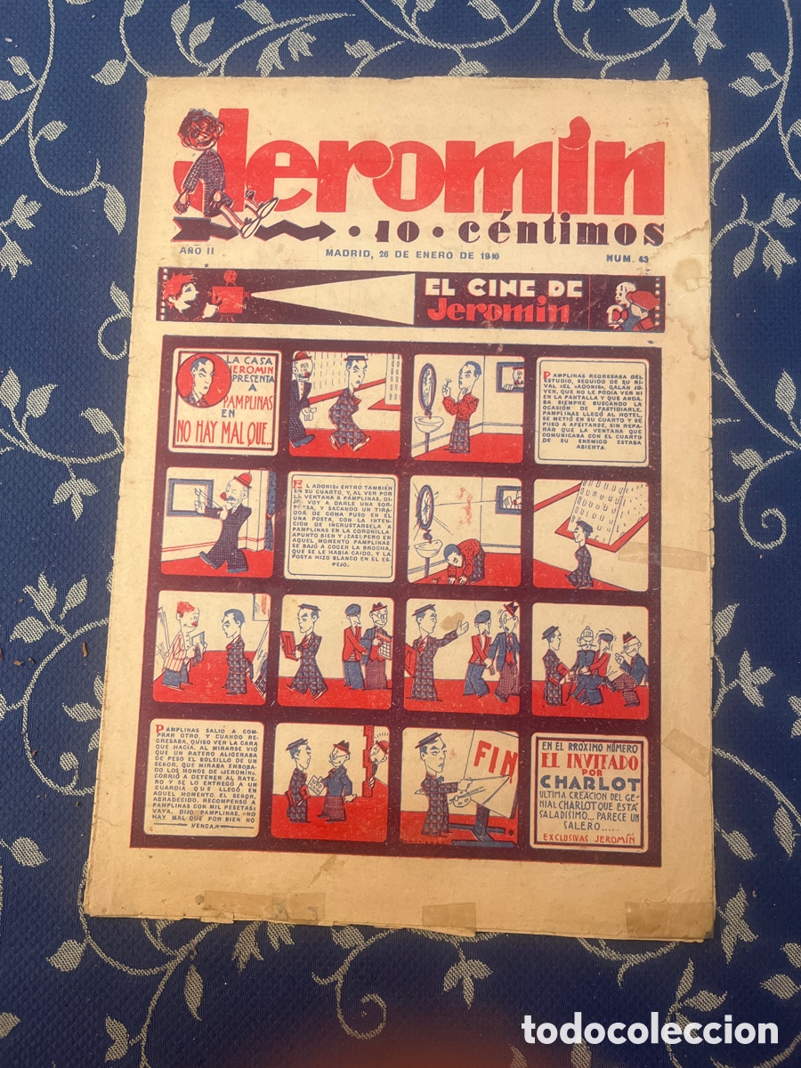 Tebeos: JEROMIN, N&Uacute;MERO 43, (OPERA MUNDI),1930 - Foto 1