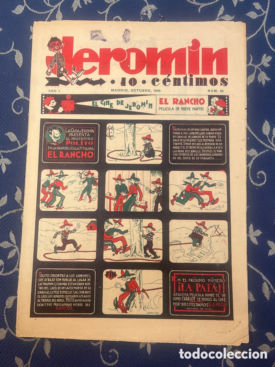 Tebeos: JEROMIN, N&Uacute;MERO 29, (OPERA MUNDI), 1929 - Foto 1