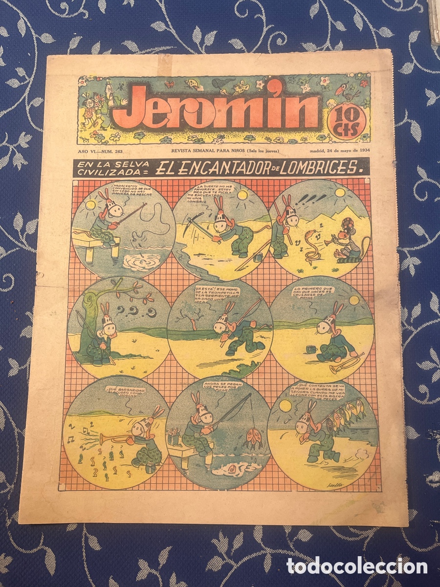 Tebeos: JEROMIN, N&Uacute;MERO 263, (OPERA MUNDI), 1934 - Foto 1