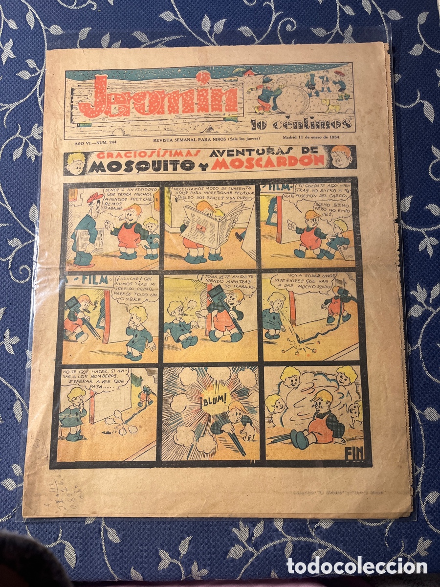 Tebeos: JEROMIN, N&Uacute;MERO 244, (OPERA MUNDI), 1934 - Foto 1