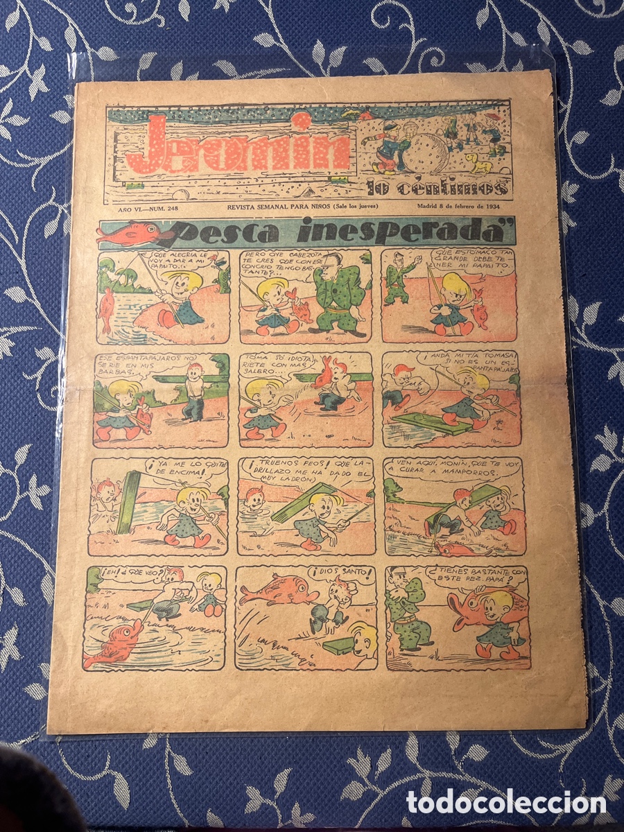 Tebeos: JEROMIN, N&Uacute;MERO 248, (OPERA MUNDI), 1934 - Foto 1