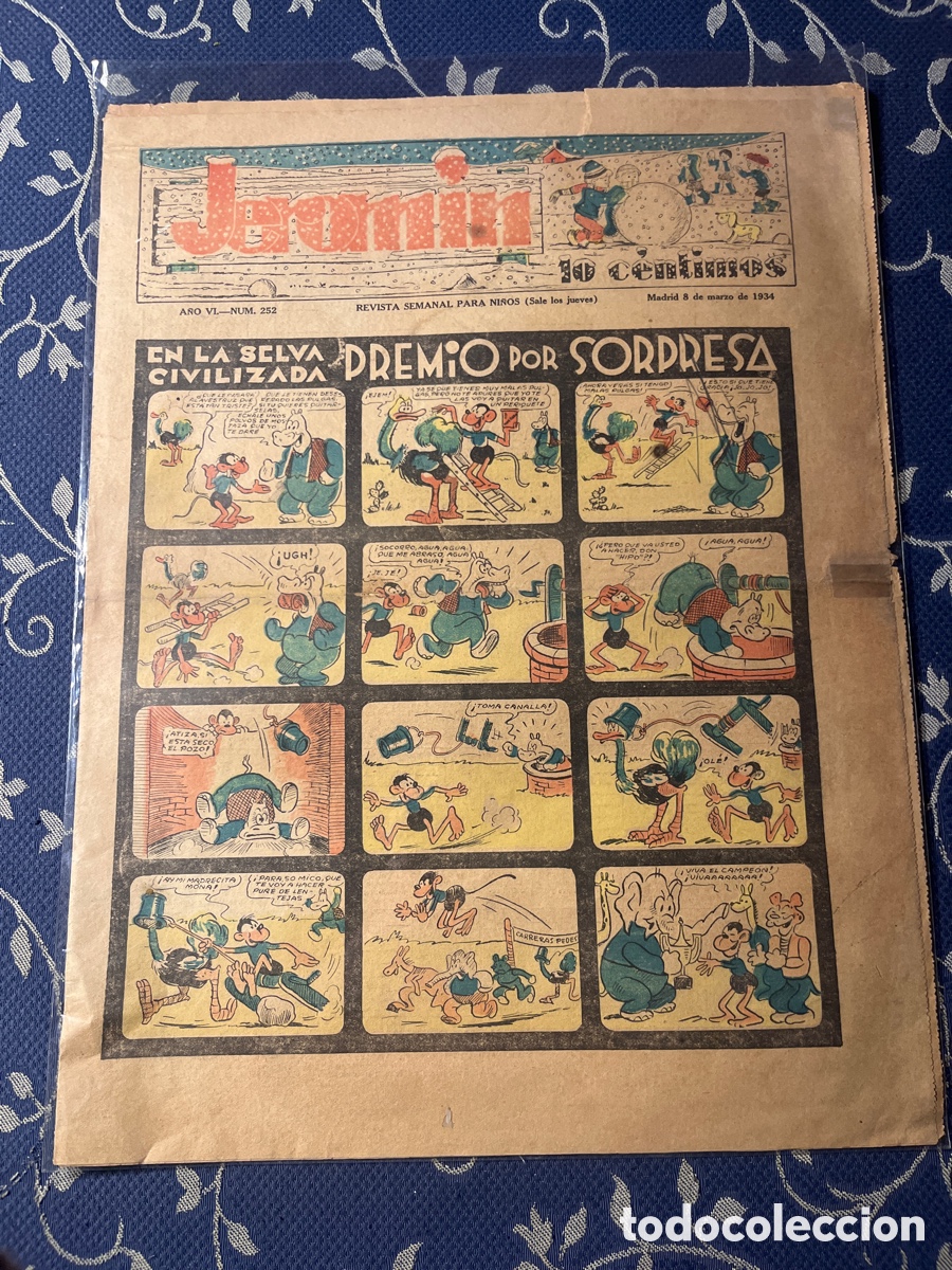 Tebeos: JEROMIN, N&Uacute;MERO 252, (OPERA MUNDI), 1934 - Foto 1