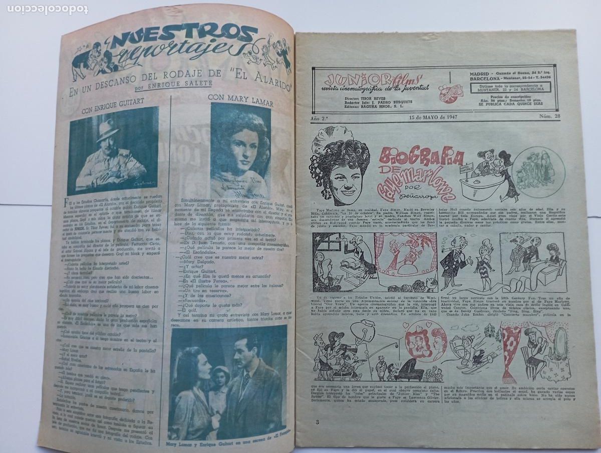 Tebeos: JUNIOR FILMS ORIGINAL N&ordm; 28 - MAGN&Iacute;FICO ESTADO - Foto 2