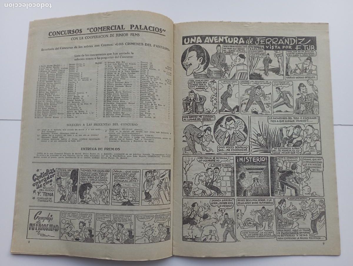 Tebeos: JUNIOR FILMS ORIGINAL N&ordm; 28 - MAGN&Iacute;FICO ESTADO - Foto 3