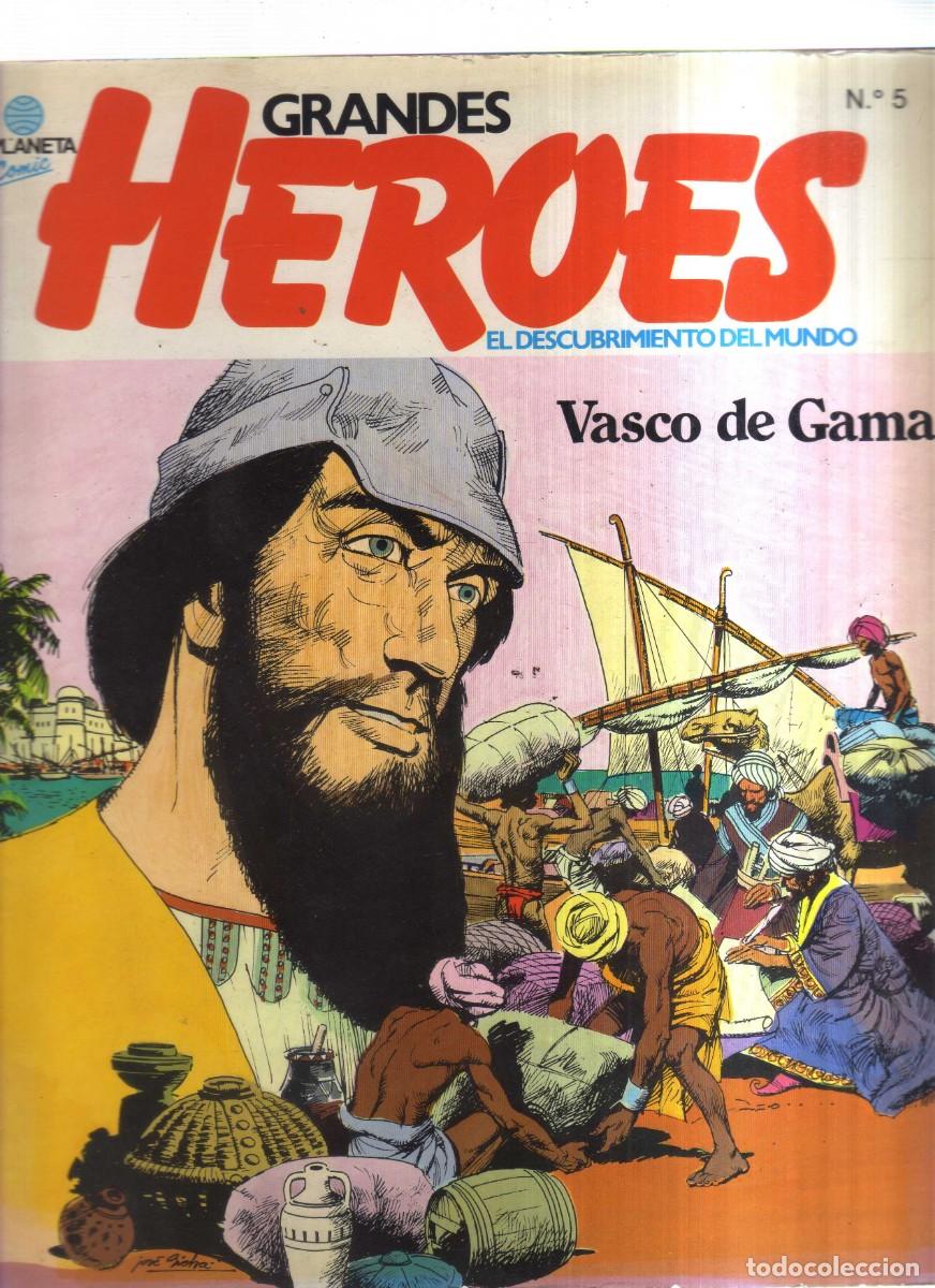 Giornalini: HEROES GRANDES EL DESCUBRIMIENTO DEL MUNDO VASCO DE GAMA N,5