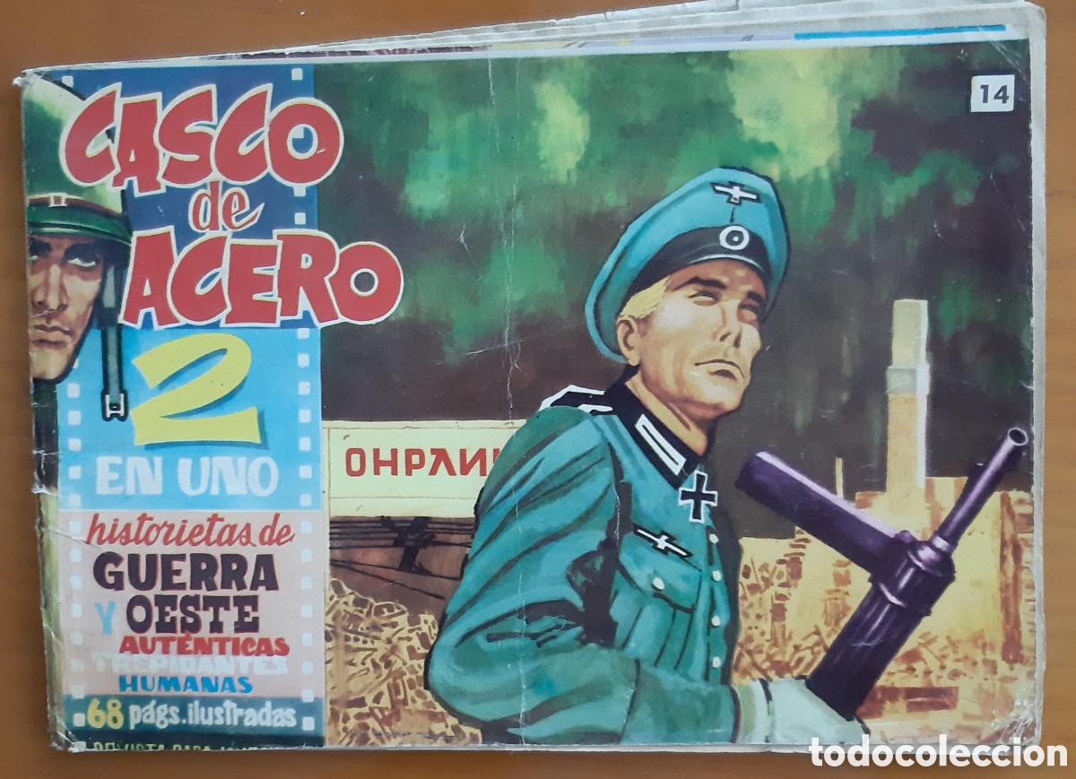 Tebeos: C&oacute;mic Casco de Acero. Ediciones Manhattan. N&uacute;mero 14 - Foto 1