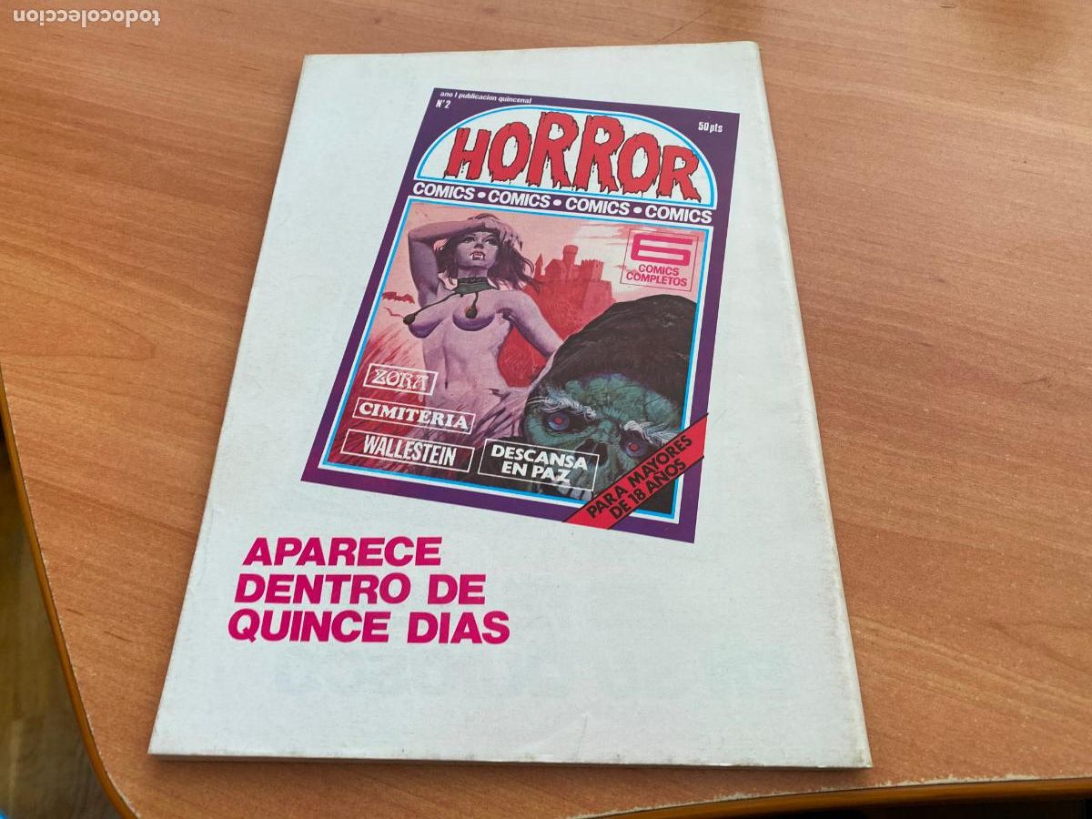 Tebeos: HORROR N&ordm; 1. EROTICO (COB253) - Foto 2