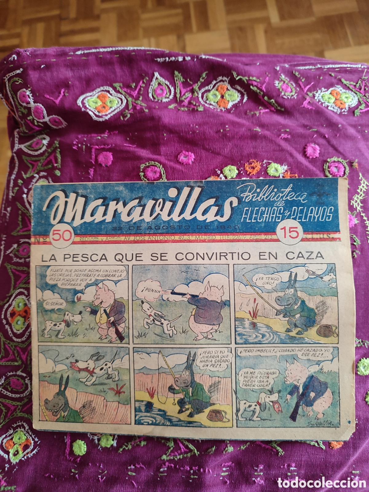 Tebeos: MARAVILLAS - BIBLIOTECA DE FLECHAS Y PELAYOS NUMERO 50 - Foto 1