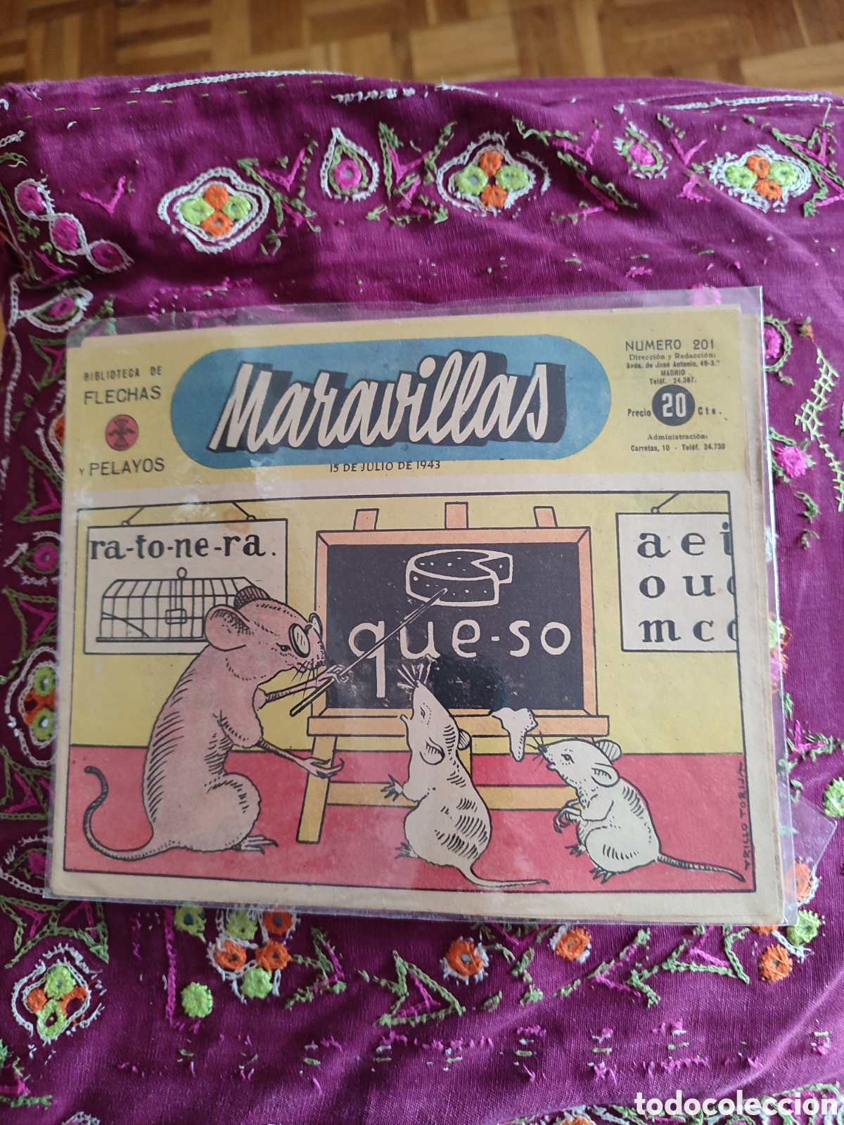 Tebeos: MARAVILLAS - BIBLIOTECA DE FLECHAS Y PELAYOS NUMERO 201 - Foto 1
