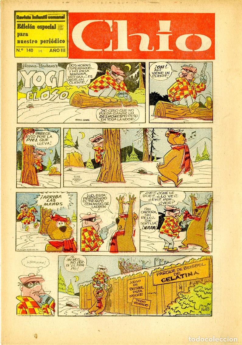 BDs: Ch&iacute;o / Prensa y Ediciones S.A. / A&ntilde;o III / 1967 / N.140 (A1)