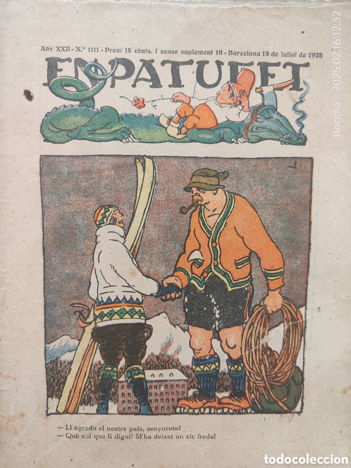 Tebeos: Patufet. 6 ejemplares a&ntilde;os 1925 - Foto 3