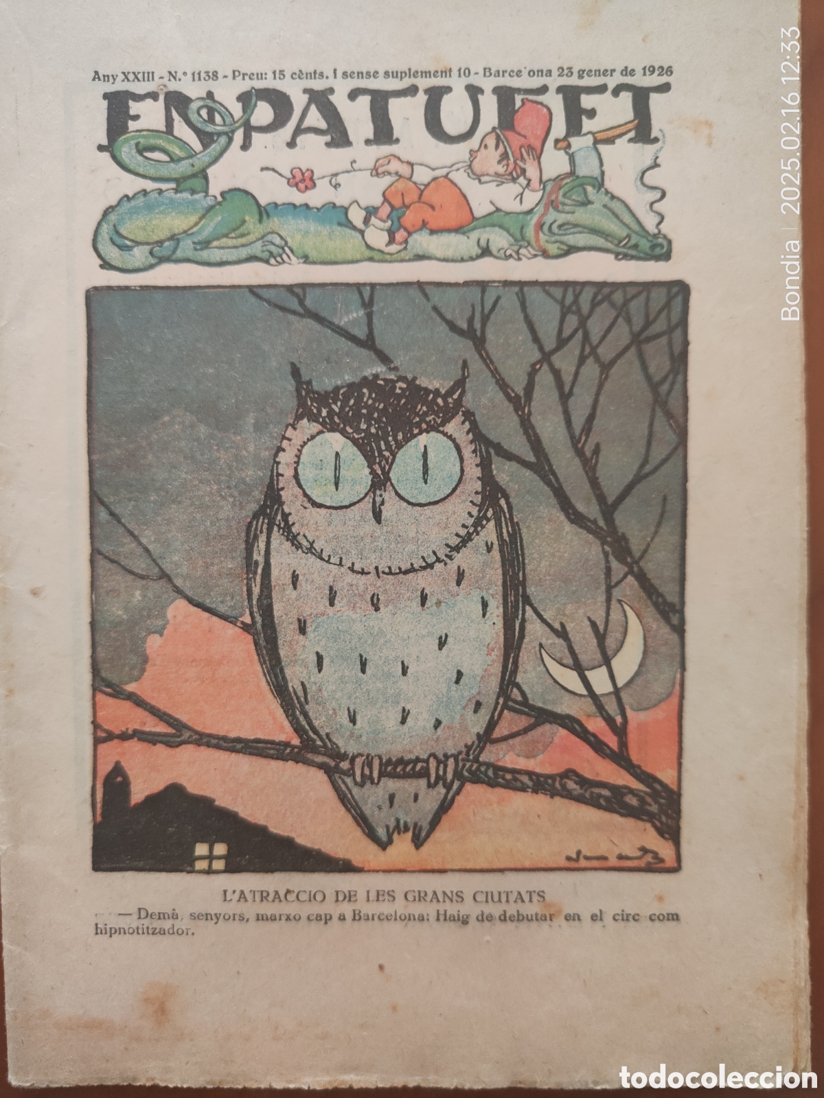 Tebeos: Patufet. 6 ejemplares a&ntilde;os 1925 - Foto 1