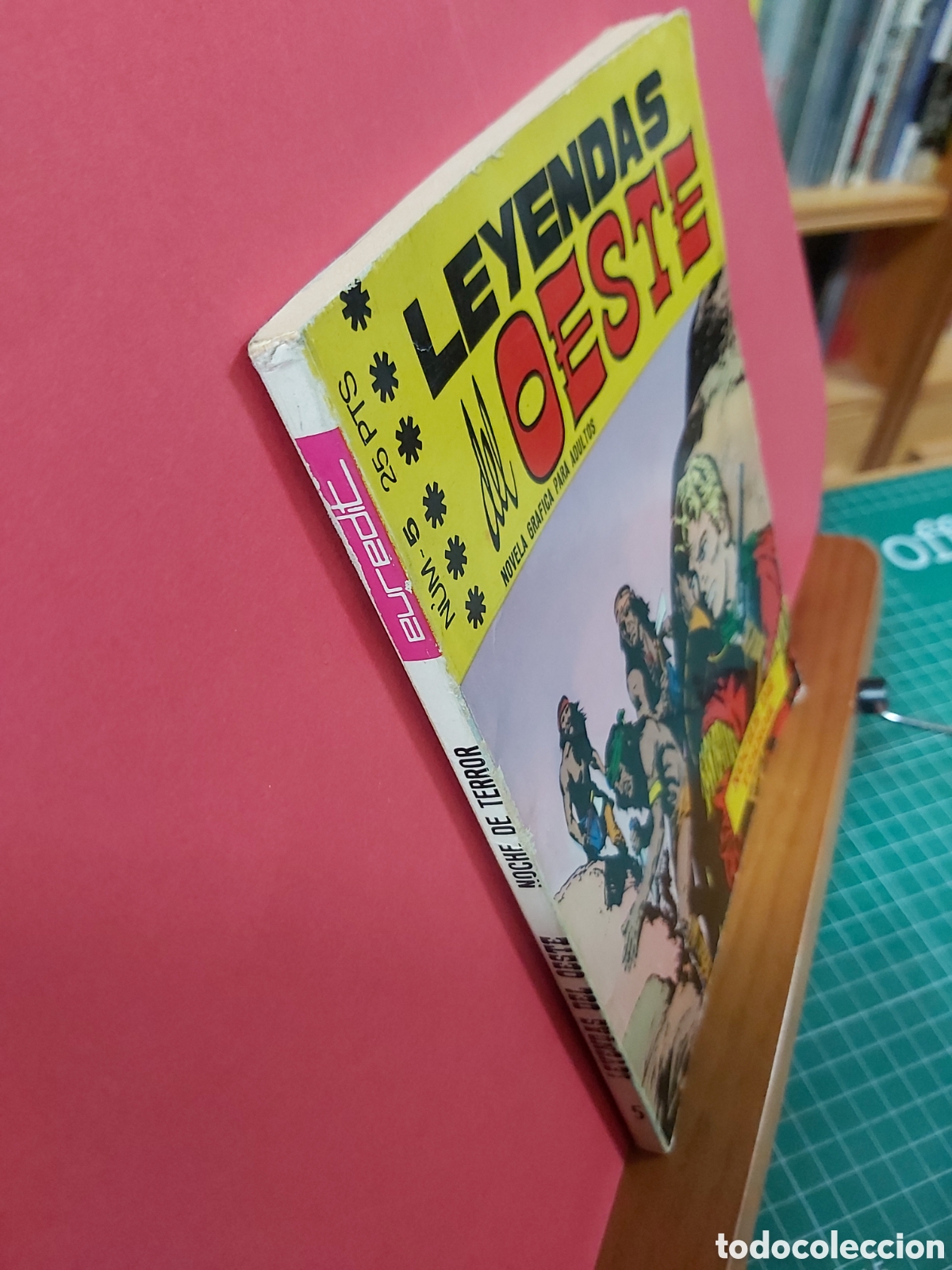 Tebeos: * LEYENDAS DEL OESTE * N&ordm; 5 NOCHE DE TERROR * EUREDIT 1970 LIBRO HISTORIETA * - Foto 2
