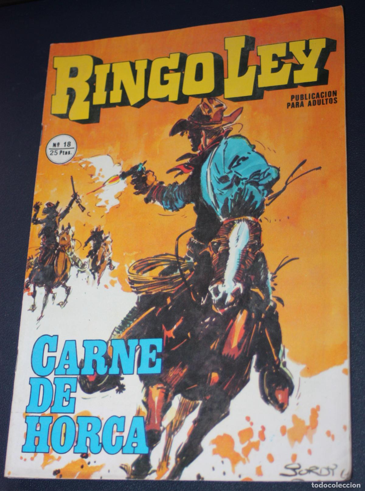 Tebeos: RINGO LEY (1978, ALONSO) n&ordm; 18 : CARNE DE HORCA - Foto 1