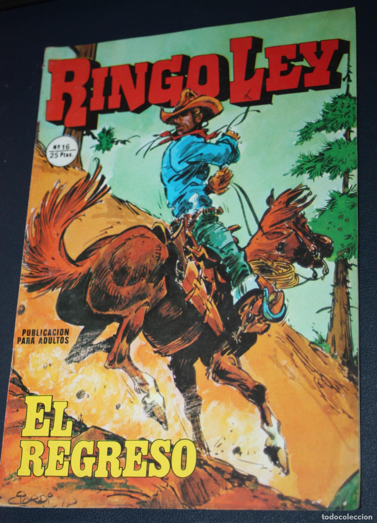 Tebeos: RINGO LEY (1978, ALONSO) n&ordm; 16 : EL REGRESO - Foto 1