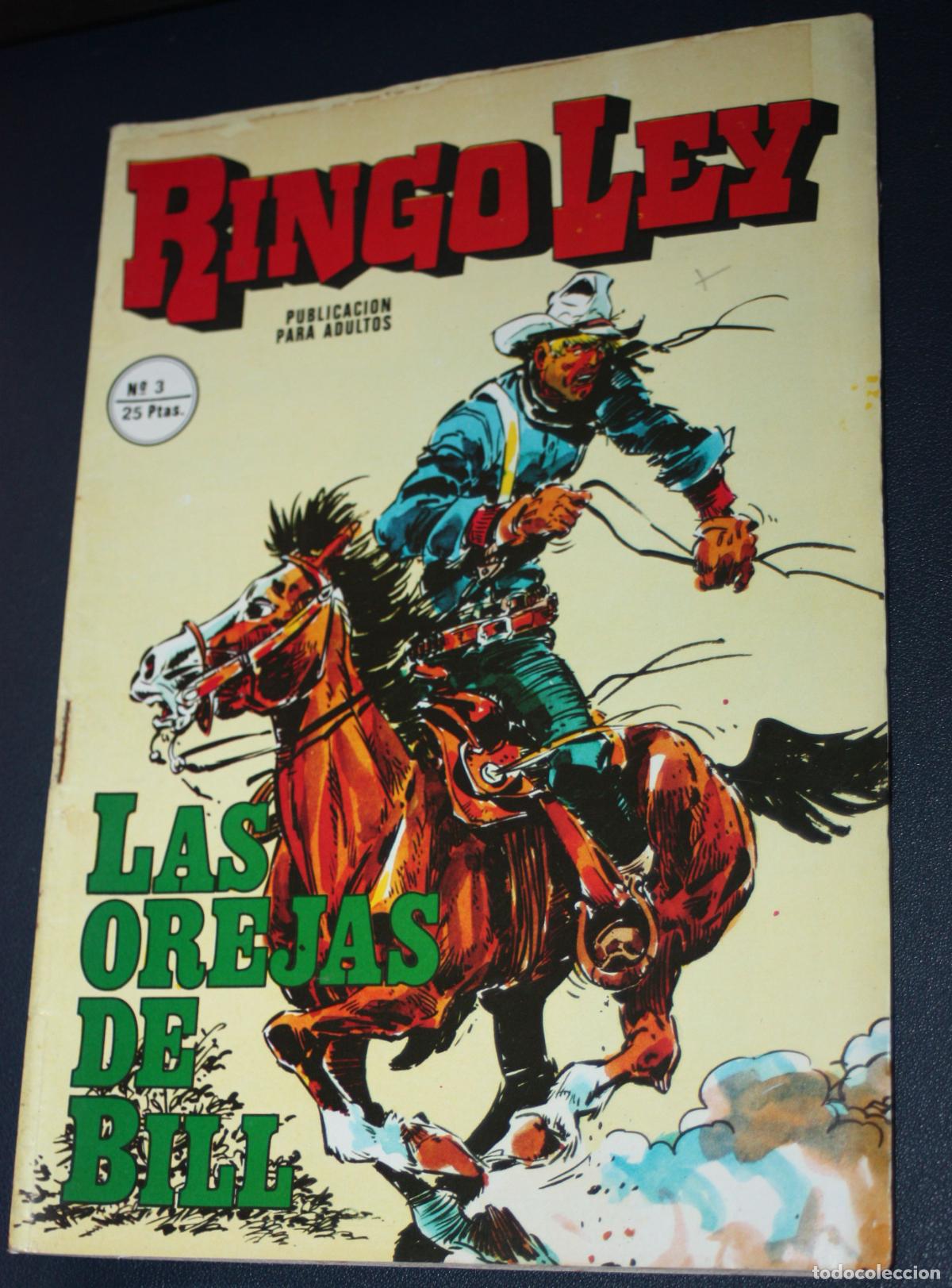 Tebeos: RINGO LEY (1978, ALONSO) n&ordm; 03 : LAS OREJAS DE BILL - Foto 1