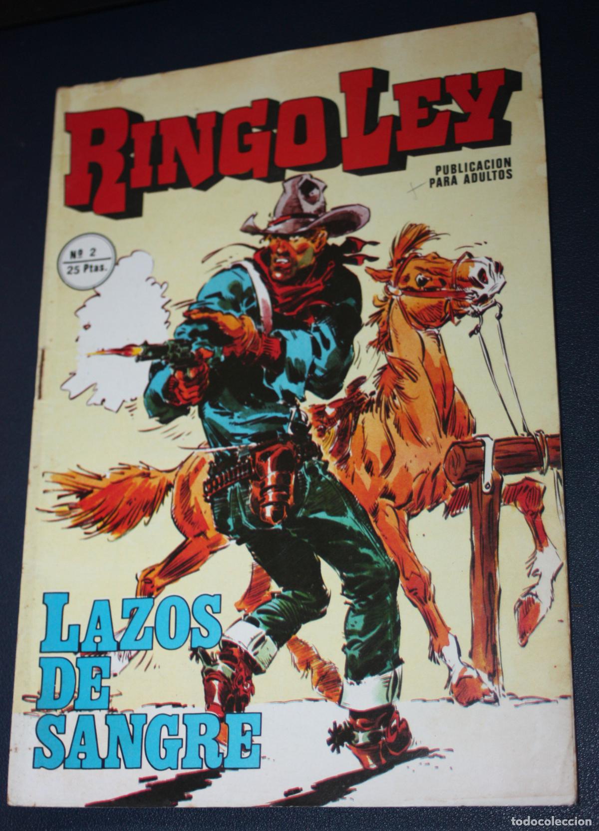 Tebeos: RINGO LEY (1978, ALONSO) n&ordm; 02 : LAZOS DE SANGRE - Foto 1