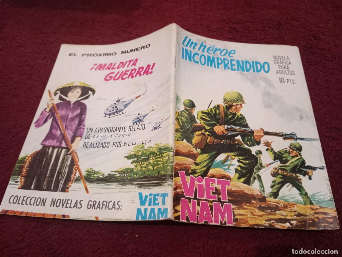 Tebeos: VIETNAN N&ordm;5 UN HEROE INCOMPRENDIDO - EDICIONES BARGADA 1968 - Foto 1