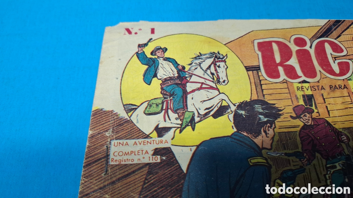 Tebeos: RIC RICE, N&Uacute;MERO 1 - EL PACIFICADOR, 1960 - Foto 2