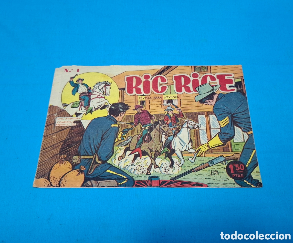 Tebeos: RIC RICE, N&Uacute;MERO 1 - EL PACIFICADOR, 1960 - Foto 1