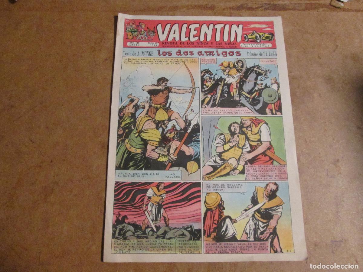 Tebeos: Valentin n&ordm; 62, los dos amigos, ed. Paulinas 1952 - Foto 1