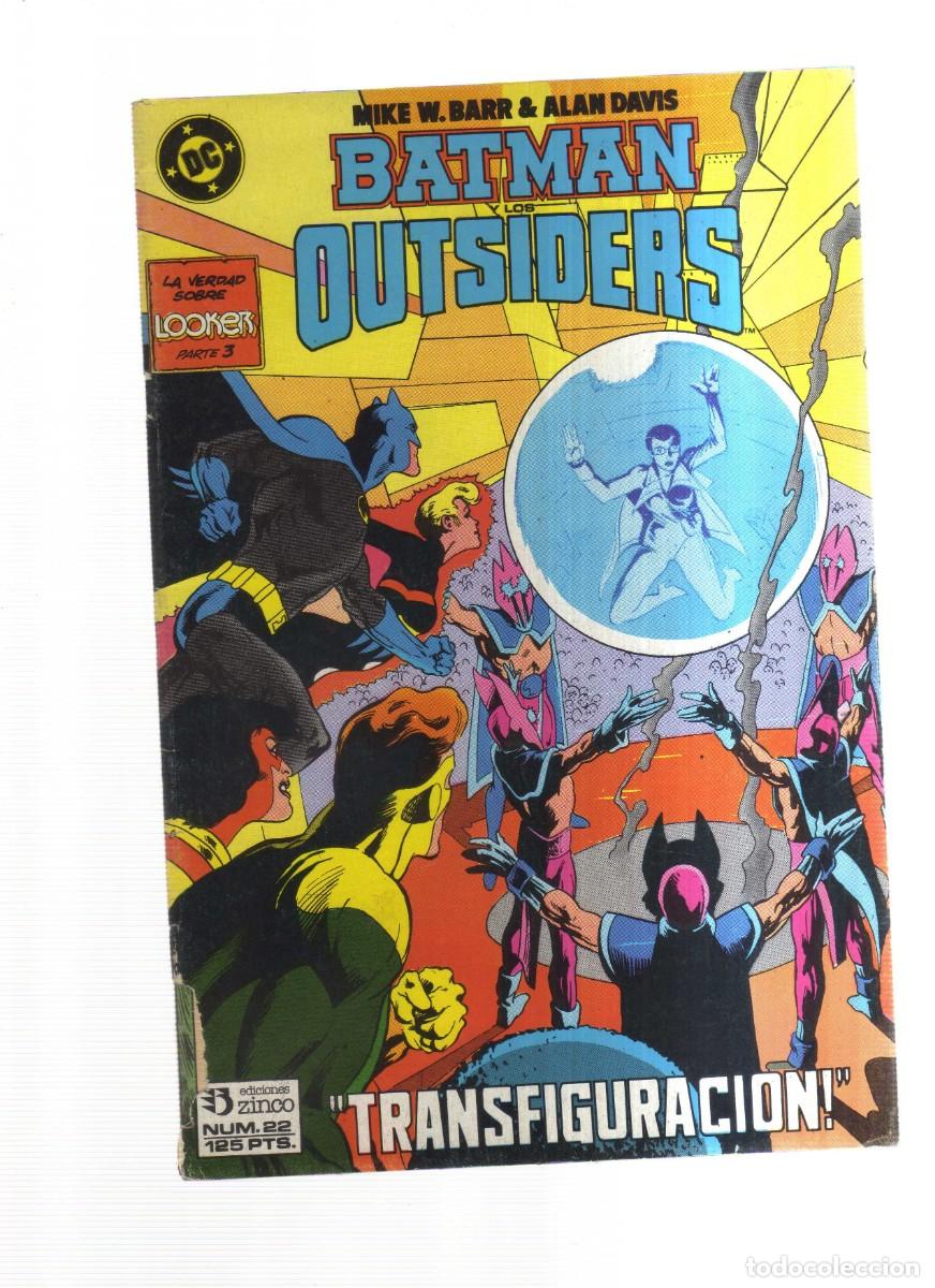 Tebeos: BATMAN QUTSIDERS N,22 TRANSFIGURACION - Foto 1