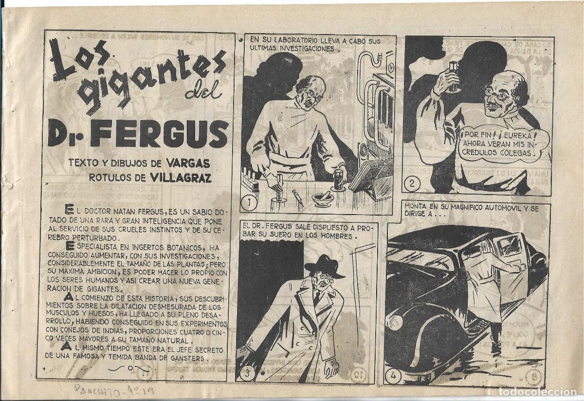 Tebeos: LOS GIGANTES DEL DR FERGUS - ORIGINAL - Foto 1