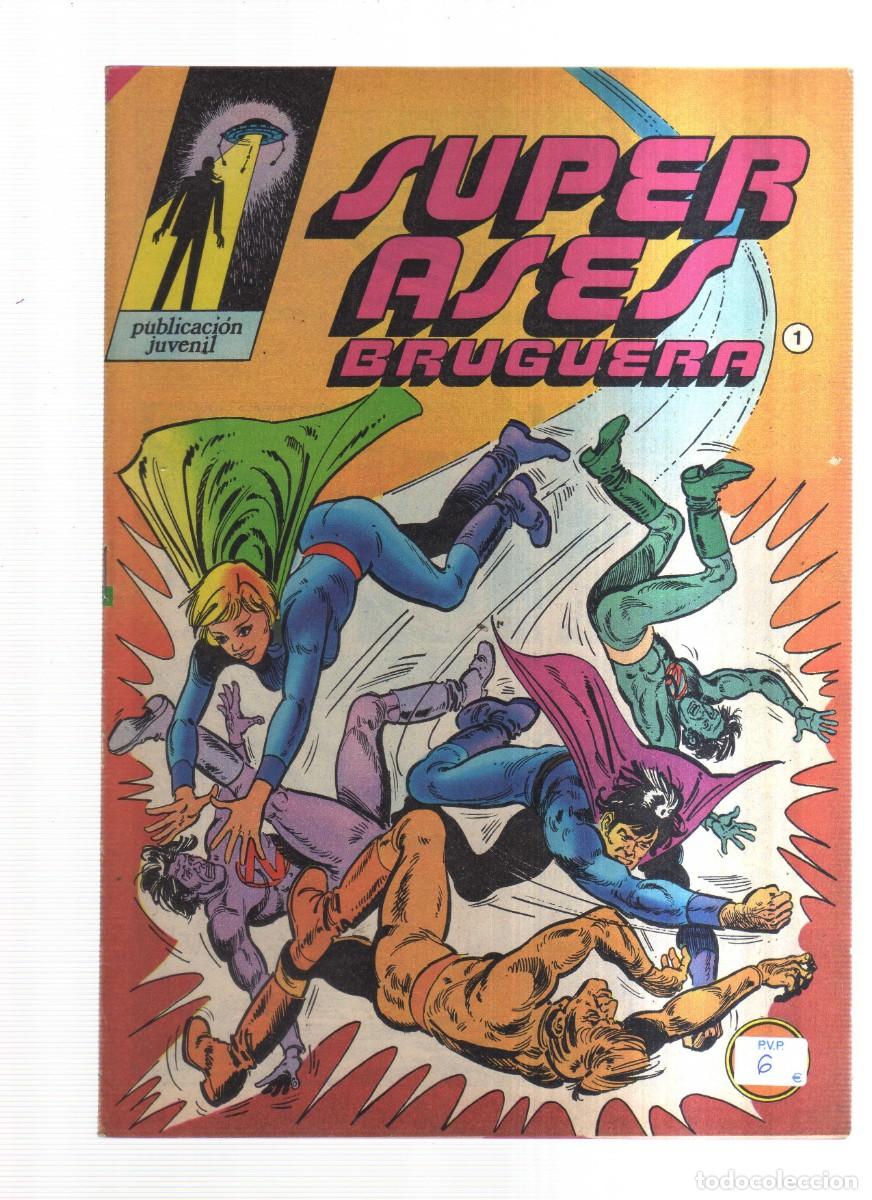Tebeos: SUPER ASES BRUGUERA N,1 - Foto 1
