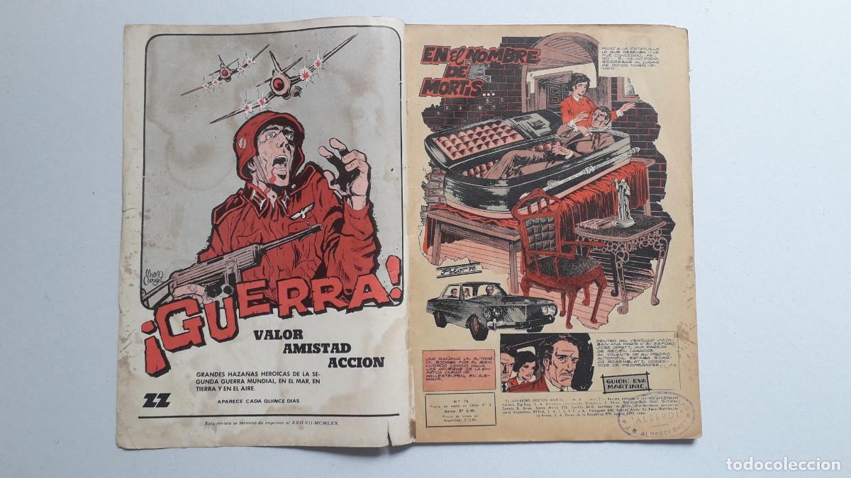 Tebeos: El Siniestro Dr. Mortis n&ordf; 76 - original editorial Zig-Zag - Chile - Foto 2