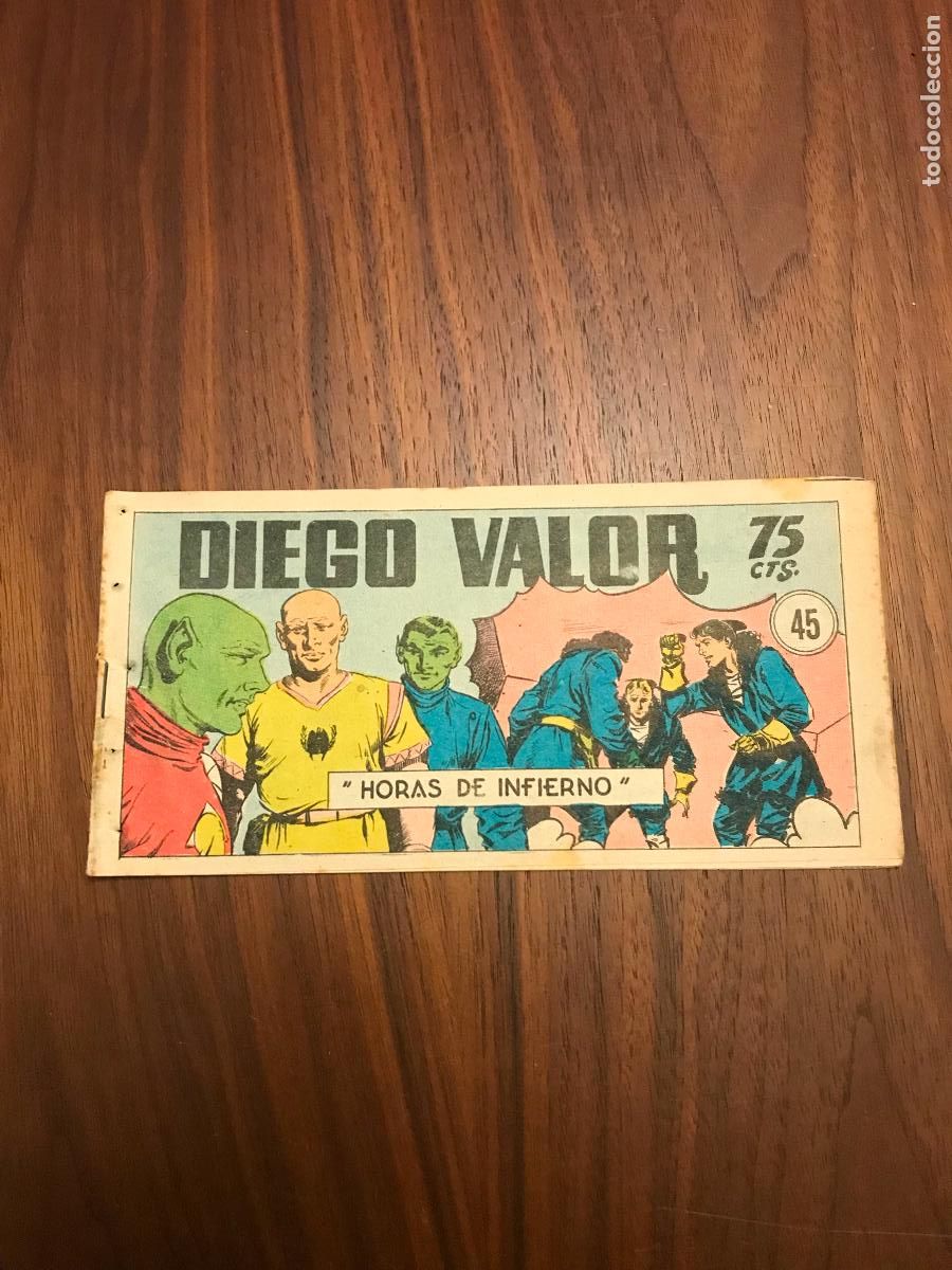 Tebeos: DIEGO VALOR N&ordm; 45 , 75 CTS - Foto 1