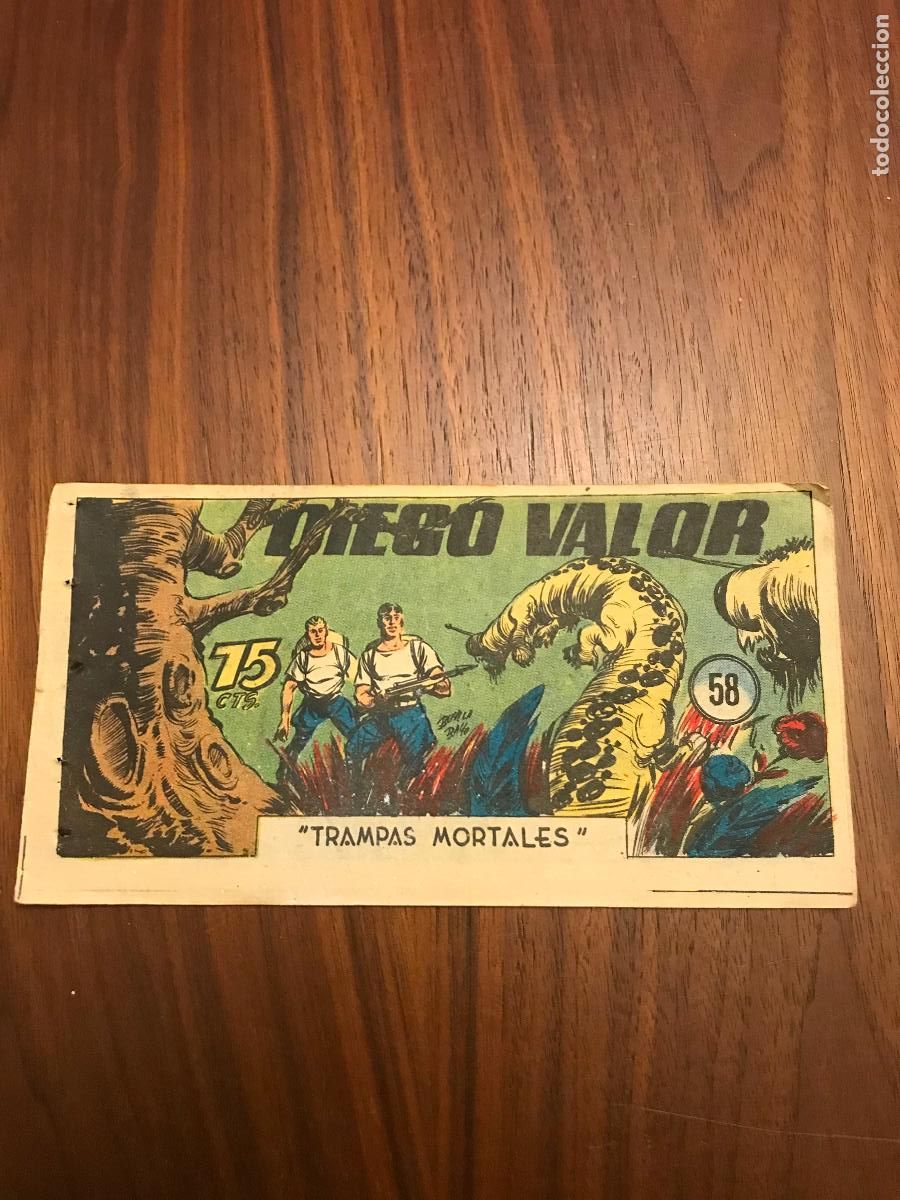 Tebeos: DIEGO VALOR N&ordm; 58 , 75 CTS - Foto 1
