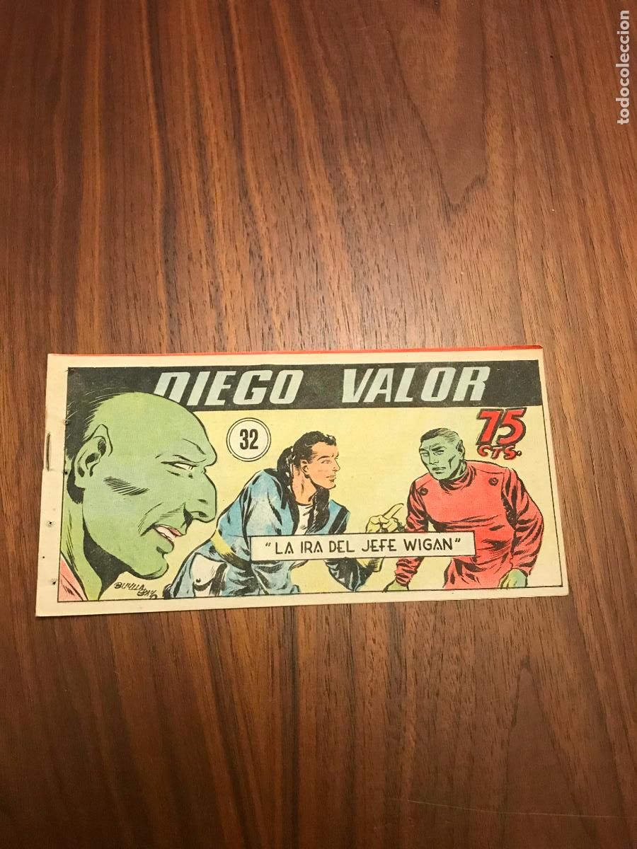 Tebeos: DIEGO VALOR N&ordm; 32 , 75 CTS - Foto 1