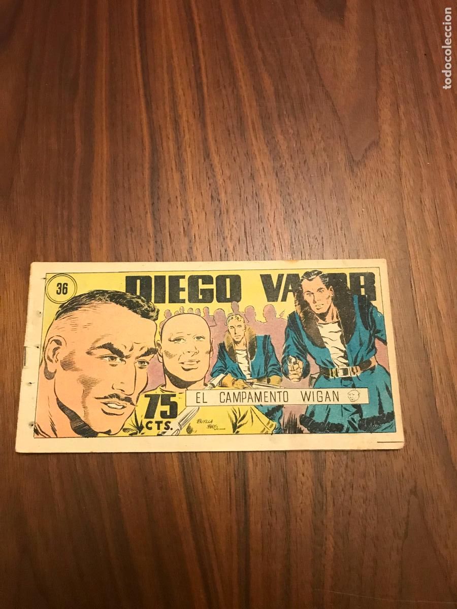 Tebeos: DIEGO VALOR N&ordm; 36 , 75 CTS - Foto 1
