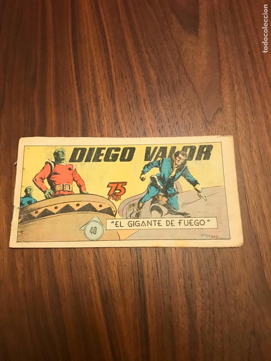 Tebeos: DIEGO VALOR N&ordm; 40 , 75 CTS - Foto 1