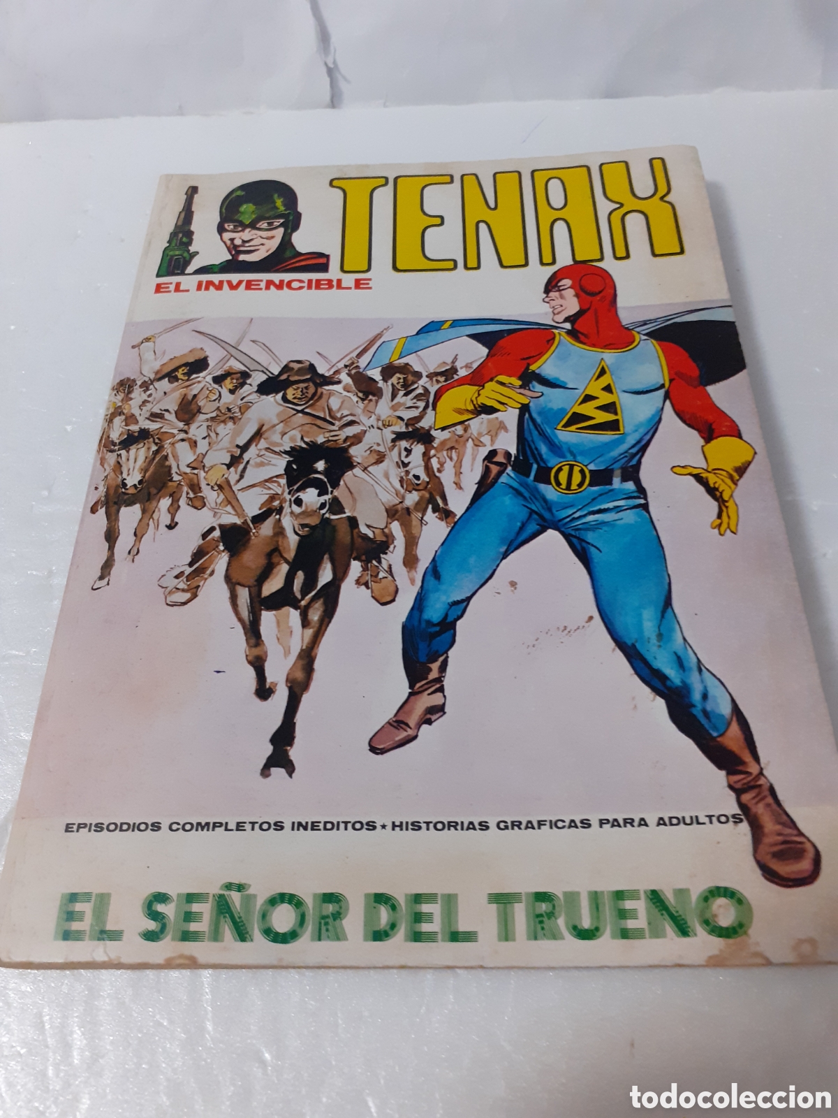 Tebeos: EDICIONES VERTICE TENAX EL INVENCIBLE N 4 EL SE&Ntilde;OR DEL TRUENO - Foto 1