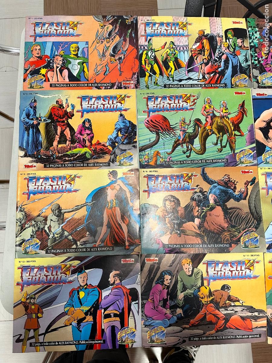 Tebeos: Flash Gordon Edicion historica numeros 1 al 19 lote - Foto 2