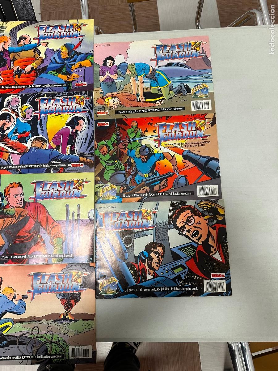 Tebeos: Flash Gordon Edicion historica numeros 1 al 19 lote - Foto 4