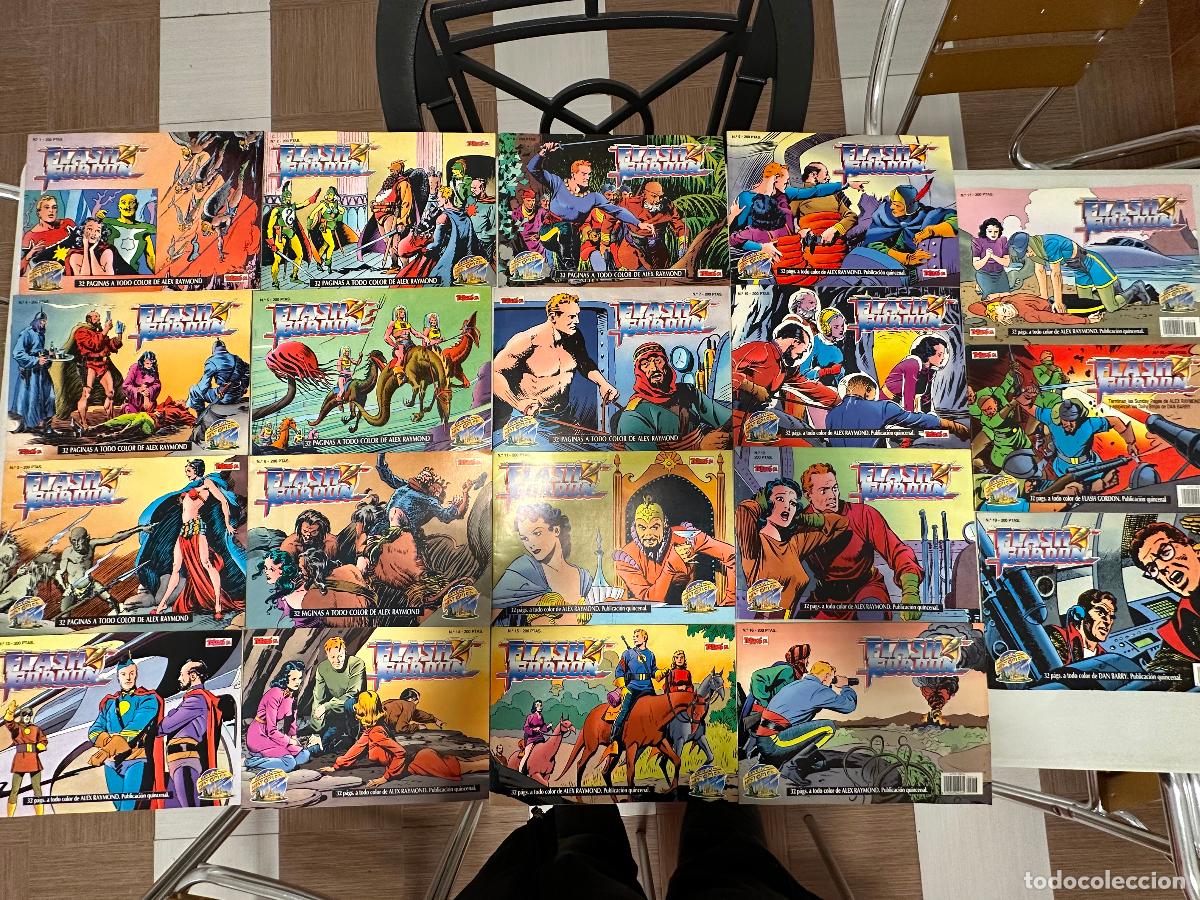 Tebeos: Flash Gordon Edicion historica numeros 1 al 19 lote - Foto 1