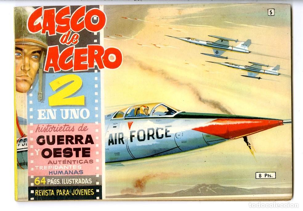 Tebeos: Casco de Acero / Ediciones Manhattan / 1961 / N.5 (A5) - Foto 1