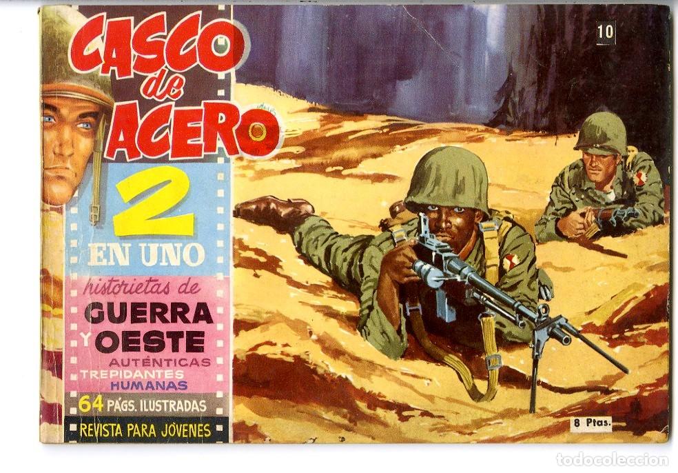 Tebeos: Casco de Acero / Ediciones Manhattan / 1962 / N.10 (A5) - Foto 1